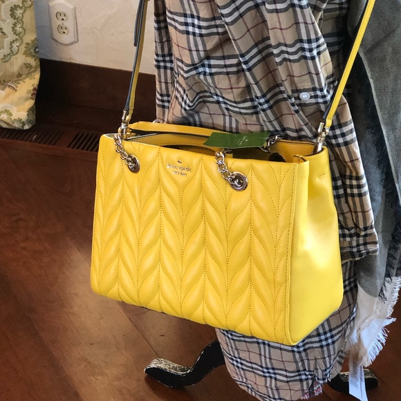 NWT kate spade quilted Leather Meena handbag - Picture 7 of 8